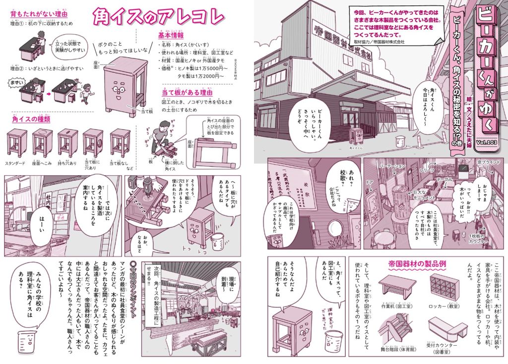 角イスが『子供の科学』に登場！ – 帝国器材株式会社